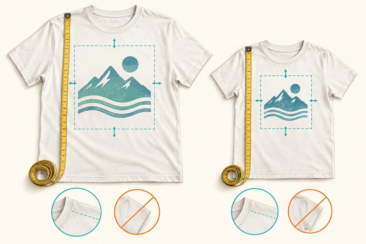 Test adult and youth garments separately before assigning one size to the whole run.