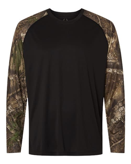 Unisex Realtree Performance Colorblocked Long Sleeve T-Shirt
