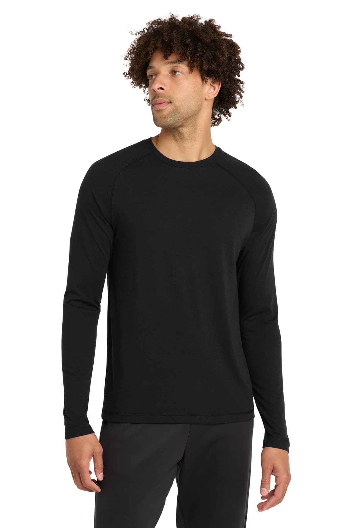 PosiCharge Long Sleeve Tri-Blend Wicking Raglan Tee