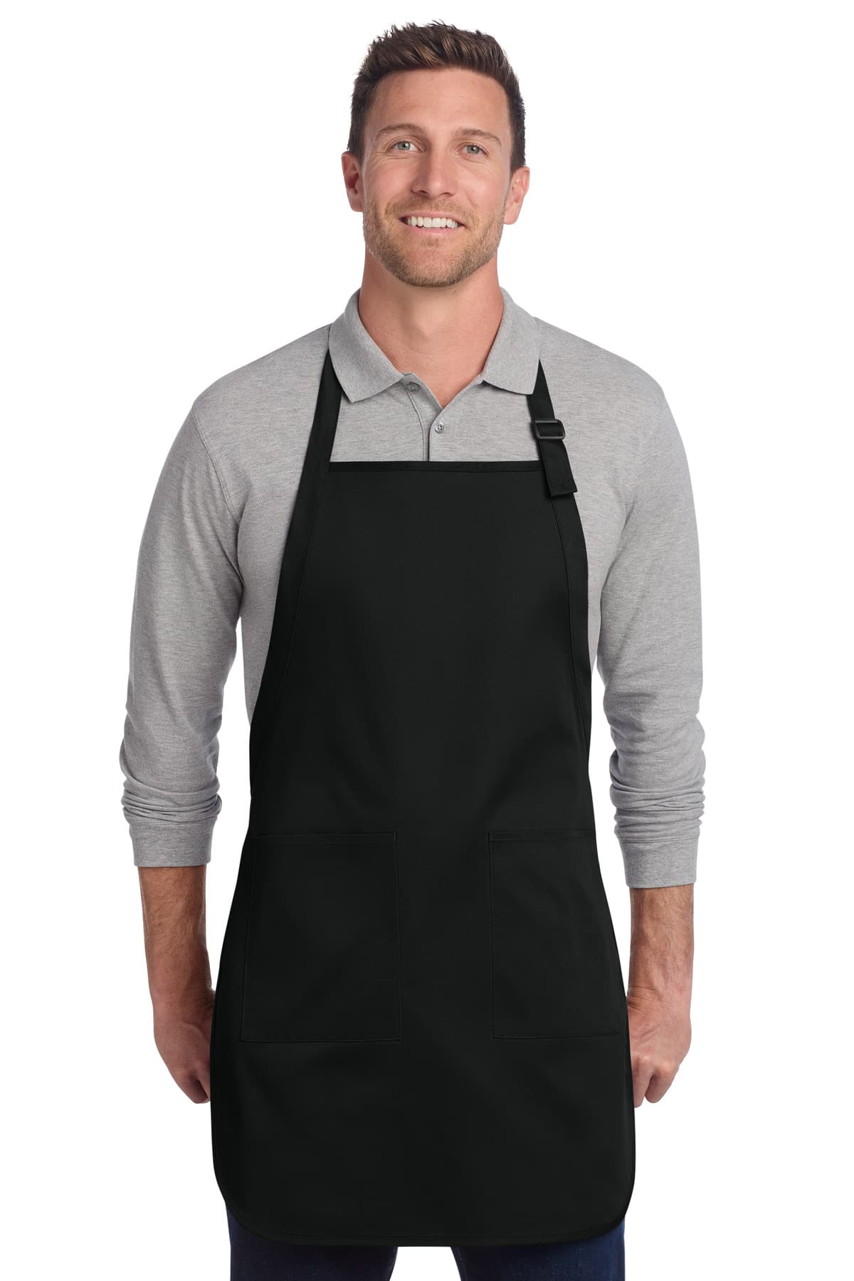 Full-Length Two-Pocket Bib Apron