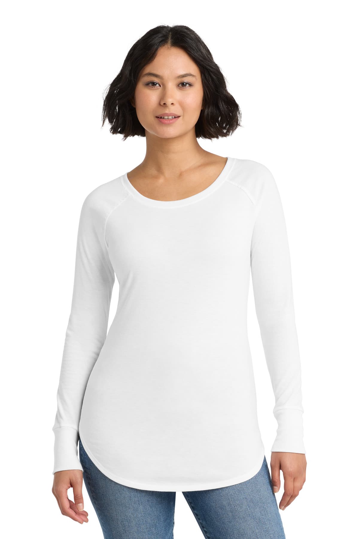 Women's Perfect Tri Long Sleeve Tunic Tee