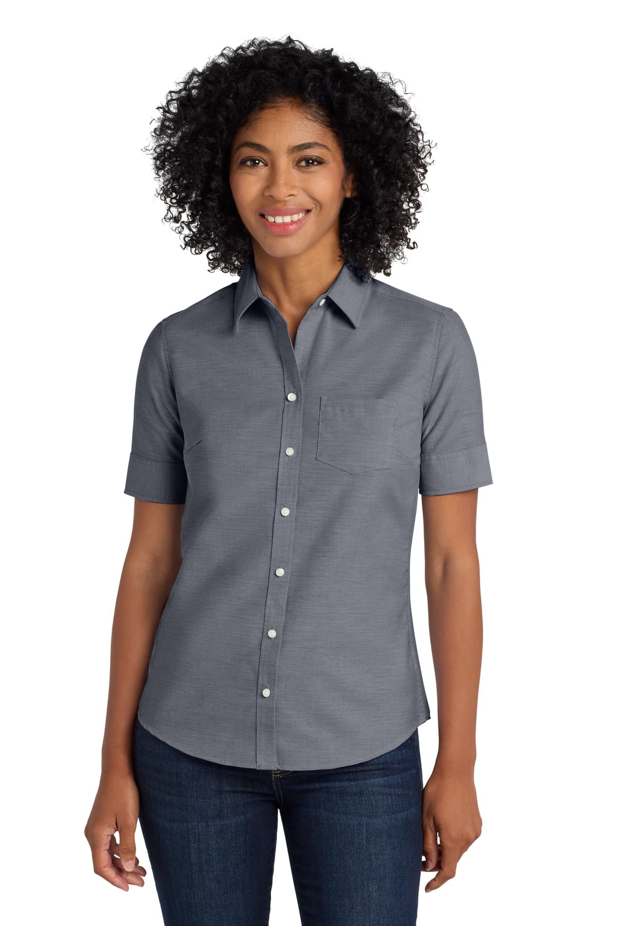Women's Short Sleeve SuperPro Oxford Shirt