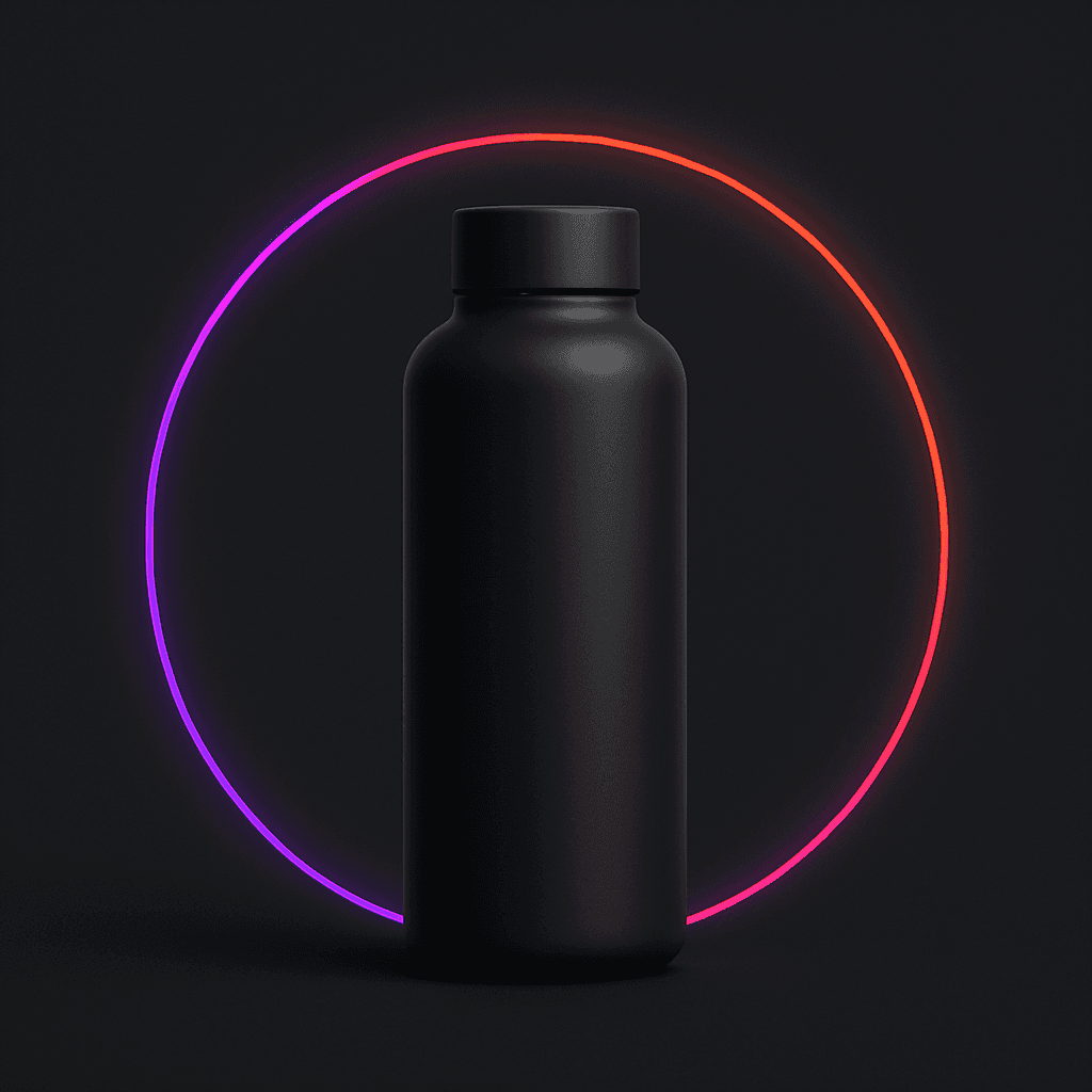 UV DTF Transfer on Water Bottle